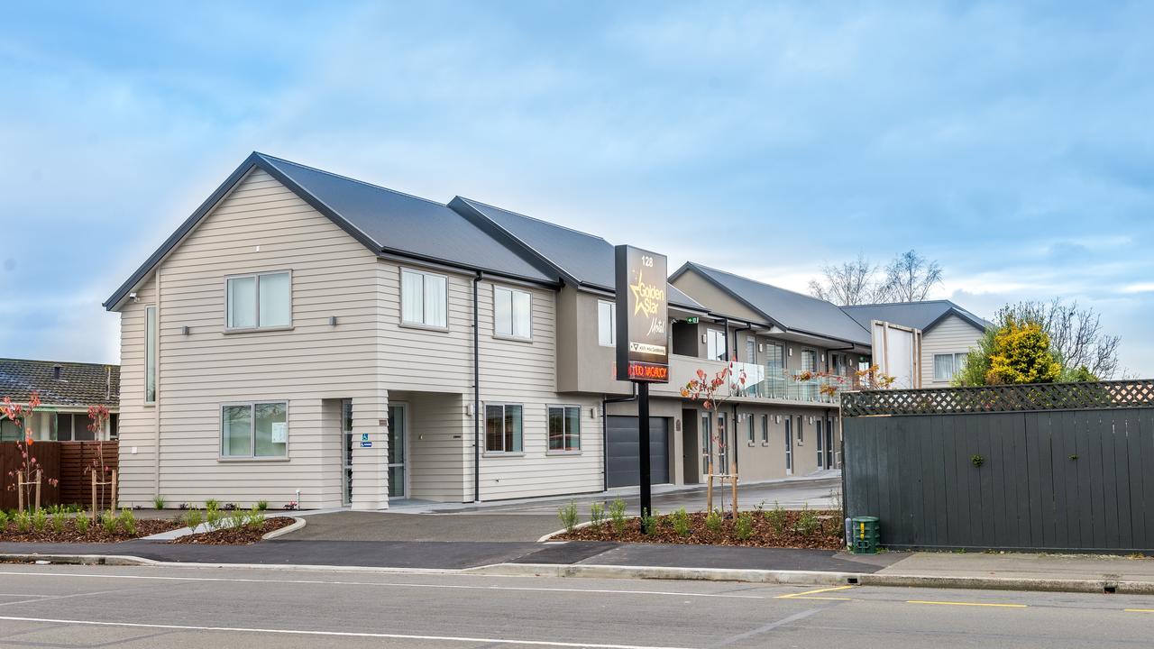 Golden Star Motel Christchurch Eksteriør billede